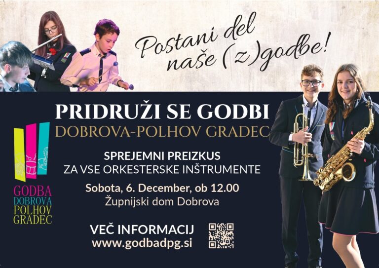 Postani del naše (z)godbe!